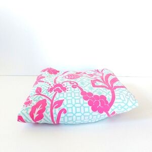 Floral Trellis Pottery Barn Kids Fitted‎ Crib Sheet Pink & Blue